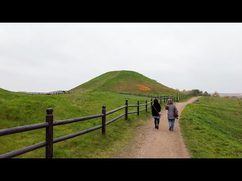 Walking in Gamla Uppsala (Old Uppsala) - Countryside Village, Church and The Royal Mounds (4K)