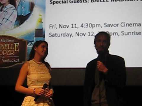 FLiFF 2016   Bailee Madison introduces her director, cast & crew