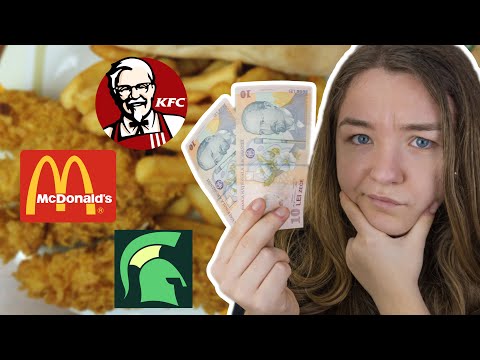 Unde mananci bine cu 20 ron? KFC, McDonald's, Spartan, Kaufland Grill