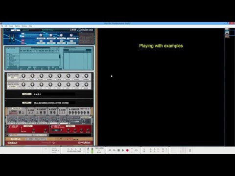 Reason 8.1 Building a virtual synth(part 3)