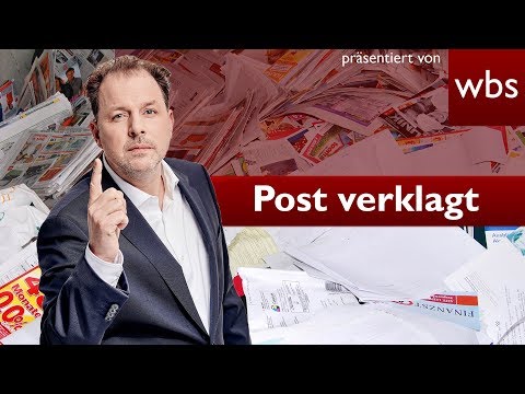 Briefkasten-Werbung: Jetzt wird die Post verklagt | Rechtsanwalt Christian Solmecke