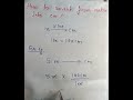 How To Convert Meter Into Centimeters Cm Shorts Maths