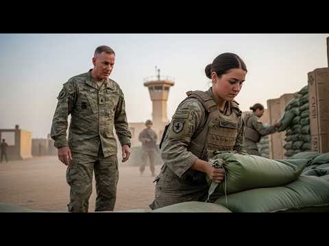 She Was Just Replacing Sandbags — Until the General Noticed the Nightshade Unit Badge on Her Vest