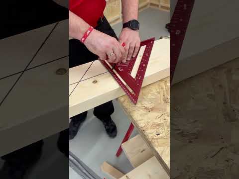 Mark. Cut. Done. New 30 CM Rafter Square.