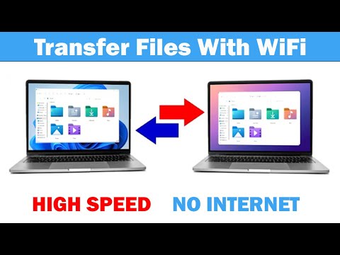 How to Transfer Files From Laptop To Laptop Wirelessly 🔥Share Files From Laptop To Laptop