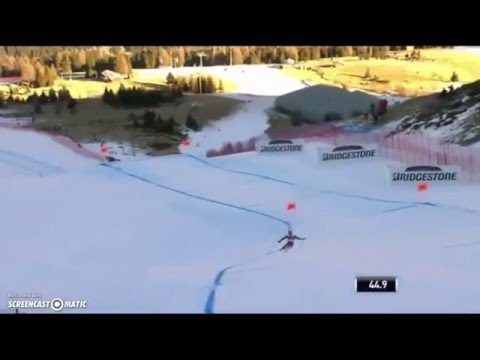 Christof Innerhofer crash into flag/29.12.2015
