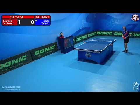 02:30 Hennadii Yurchenko 3 - 0 Serhii Tsybulin  West 5 WIN CUP 16.10.2022 | TABLE TENNIS WINCUP
