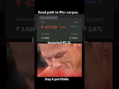 Day 6 Portfolio #financialfreedom #1million #10million #stockmarket #mutualfunds #trending #trading