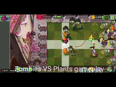 Plants vs zombies 2 piñata party 8/2/2021