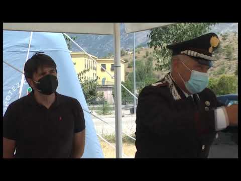 18 MILA TAMPONI PER ARRESTARE IL VIRUS, I CARABINIERI AMMAINANO LA BANDIERA