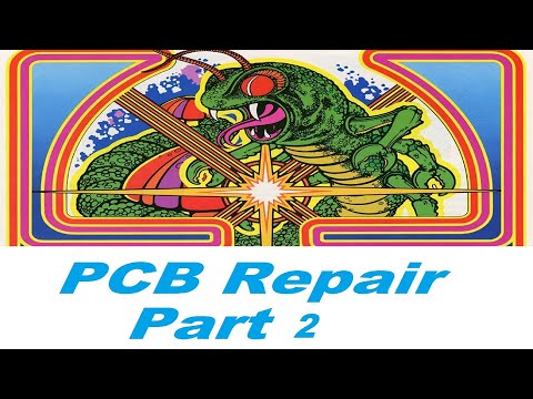1980 Atari Centipede Arcade PCB  x 2 + AR II Repair Part 2   -  9\14\21