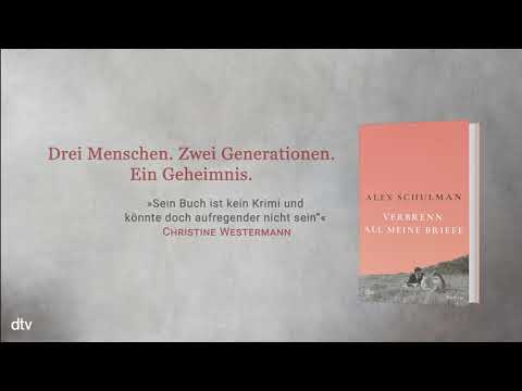 Alex Schulman liest aus seinem Roman ›Verbrenn all meine Briefe‹