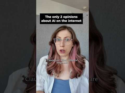 Video Thumbnail: The only 2 opinions about AI