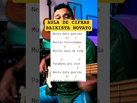 Aula de Baixo bem Iniciante para Baixistas Novatos #auladebaixo #cursodecontrabaixo