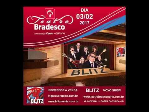 Chamada Blitz Teatro Bradesco Rio 03 02 2017