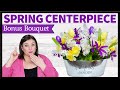 HOW TO MAKE A CENTERPIECE FOR EASTER SPRING | DOLLAR TREE EASY EASTER FLORAL DIY Tutorial