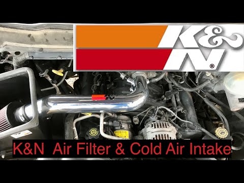 K&N air filter & cold air intake review for 2003 Ram 1500 4.7