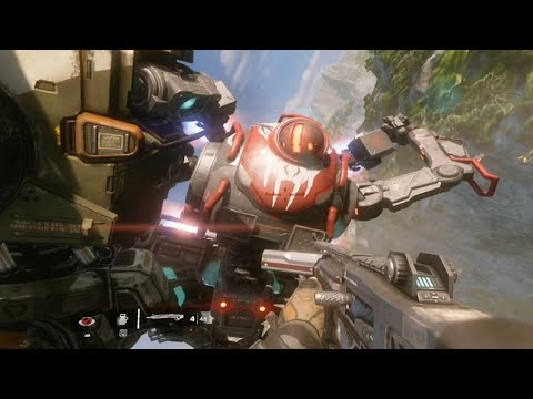 Battle Of Titans - Viper Boss Fight Titanfall 2 - Giant Robots Aggressive Fight
