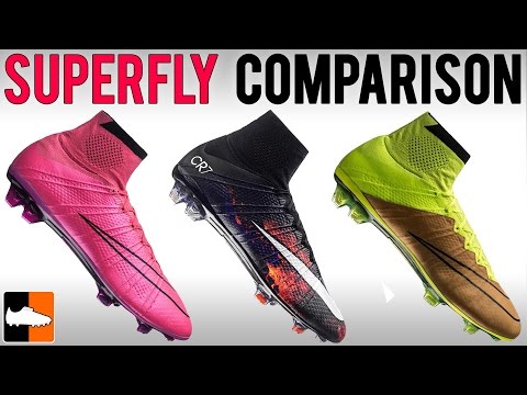 Mercurial Superfly IV - Differences between Nike Football's Speed Range