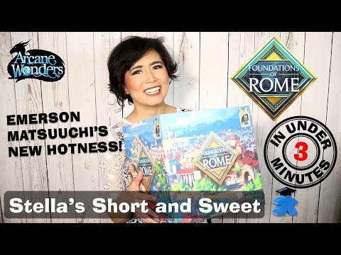 Foundations of Rome Board Game - Stella's Short and Sweet. A Kickstarter Preview