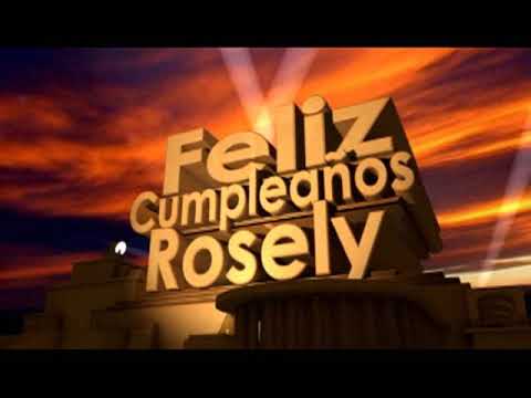 feliz cumpleaños Rosely