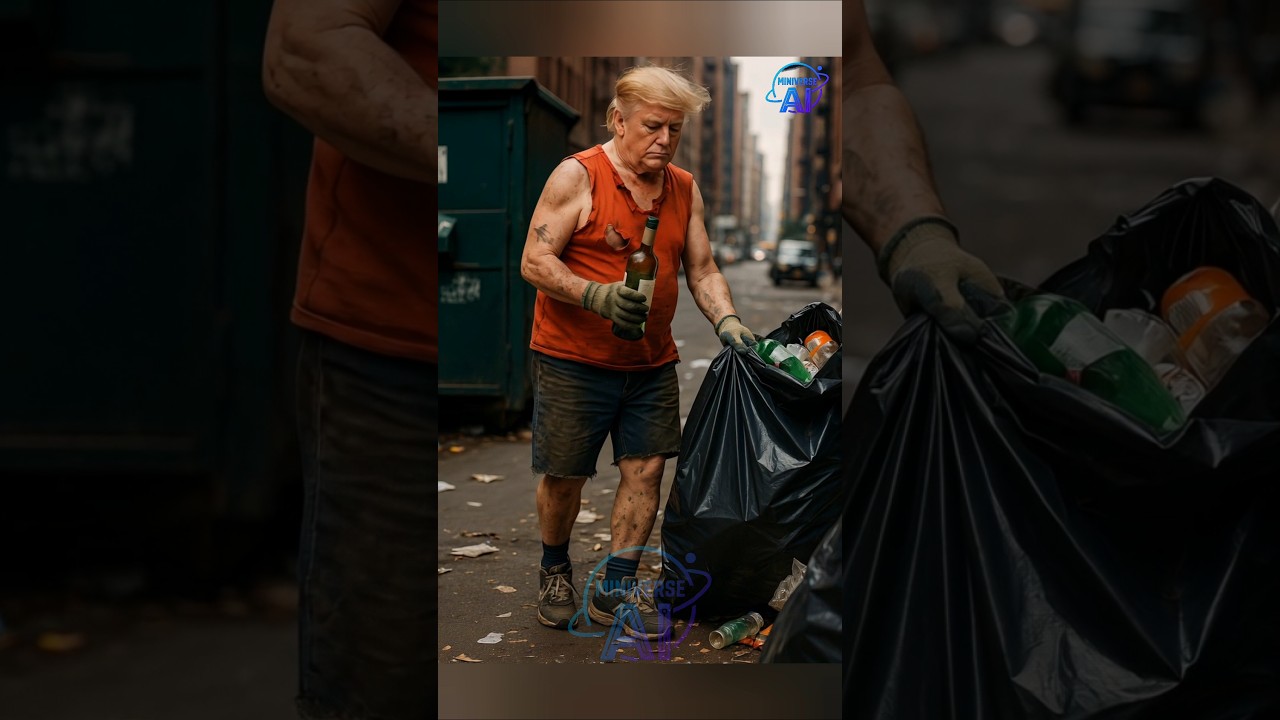 From Billionaire to Beggar: Trump's AI Downfall #trump #donaldtrump #aianimation #ai