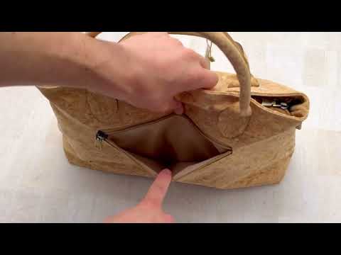 Handtaschen aus Kork mit tropischem Muster Salazar