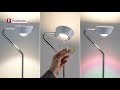 LED-plafondlamp Agena chroom - 1 lichtbron