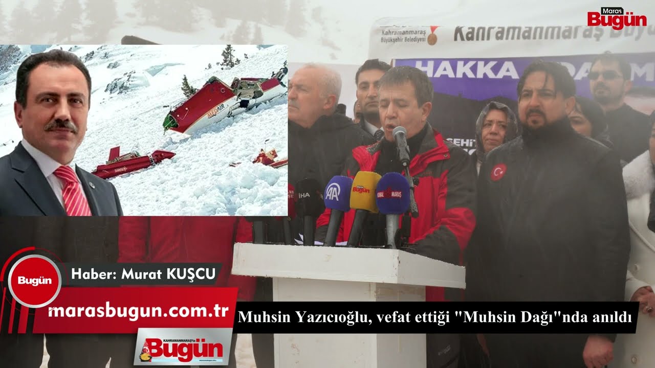 Muhsin Yazıcıoğlu, vefat ettiği "Muhsin Dağı"nda anıldı