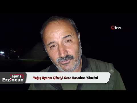 Yağış Uyarısı Çiftçiyi Gece Hasadına Yöneltti