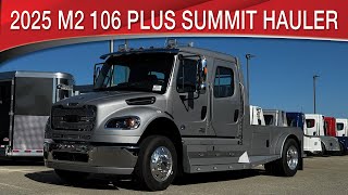 A preview image of the linked video showcasing 2025 Freightliner M2 106 Plus Summit Hauler