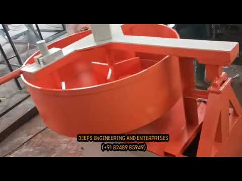 Paver Block Colour Pan Mixer Machine