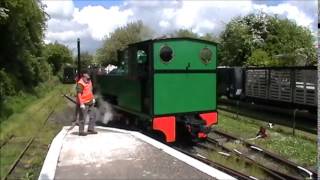 preview picture of video 'A visit to Sittingbourne & Kemsley Light Railway 27 April 2014'