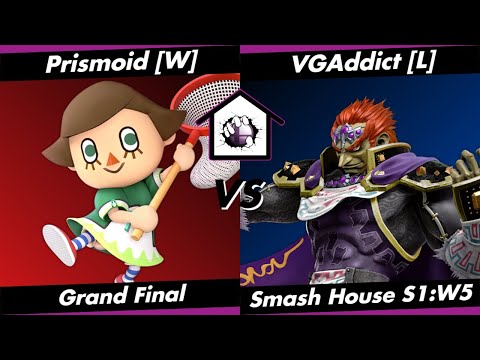 Smash House S1:W5 GF - Prismoid [W] (Villager) vs. VGAddict (Ganon)