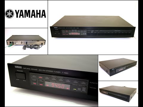 YAMAHA T-520 Natural Sound AM FM Stereo Tuner (Made in Japan)