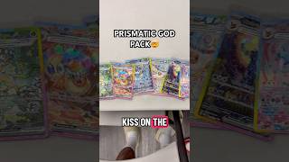 PRISMATIC GOD PACK🤯 LIVE REACTION‼️ #pokemon #prismaticevolutions #godpack #crazy #pokemonchannel