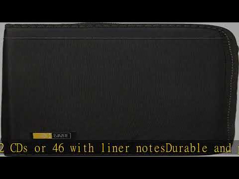 Case Logic CD/DVDW-92 100 Capacity Classic CD/DVD Wallet (Black)