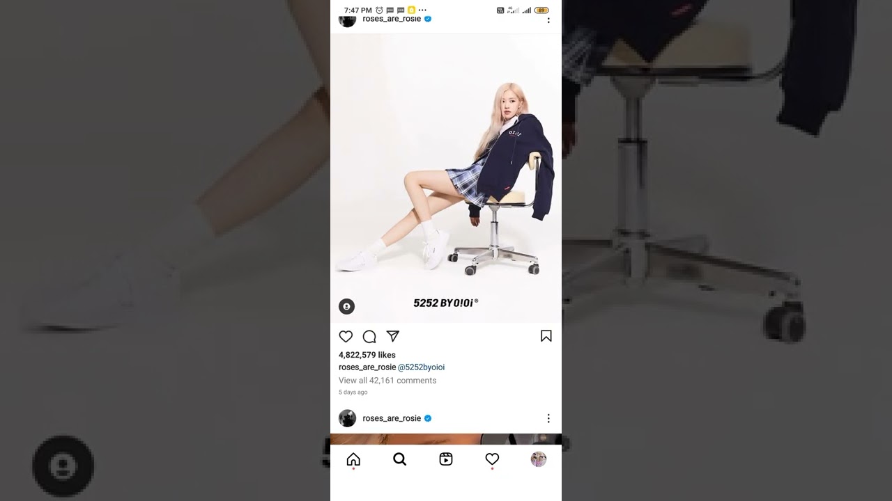 rosè new update on Instagram#instagram #blackpink #rosé