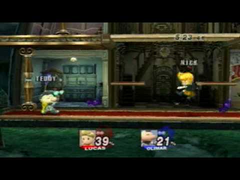 SSBB: NickOfTime (Lucas) vs Sycho_Teddy (Olimar) (3/3)