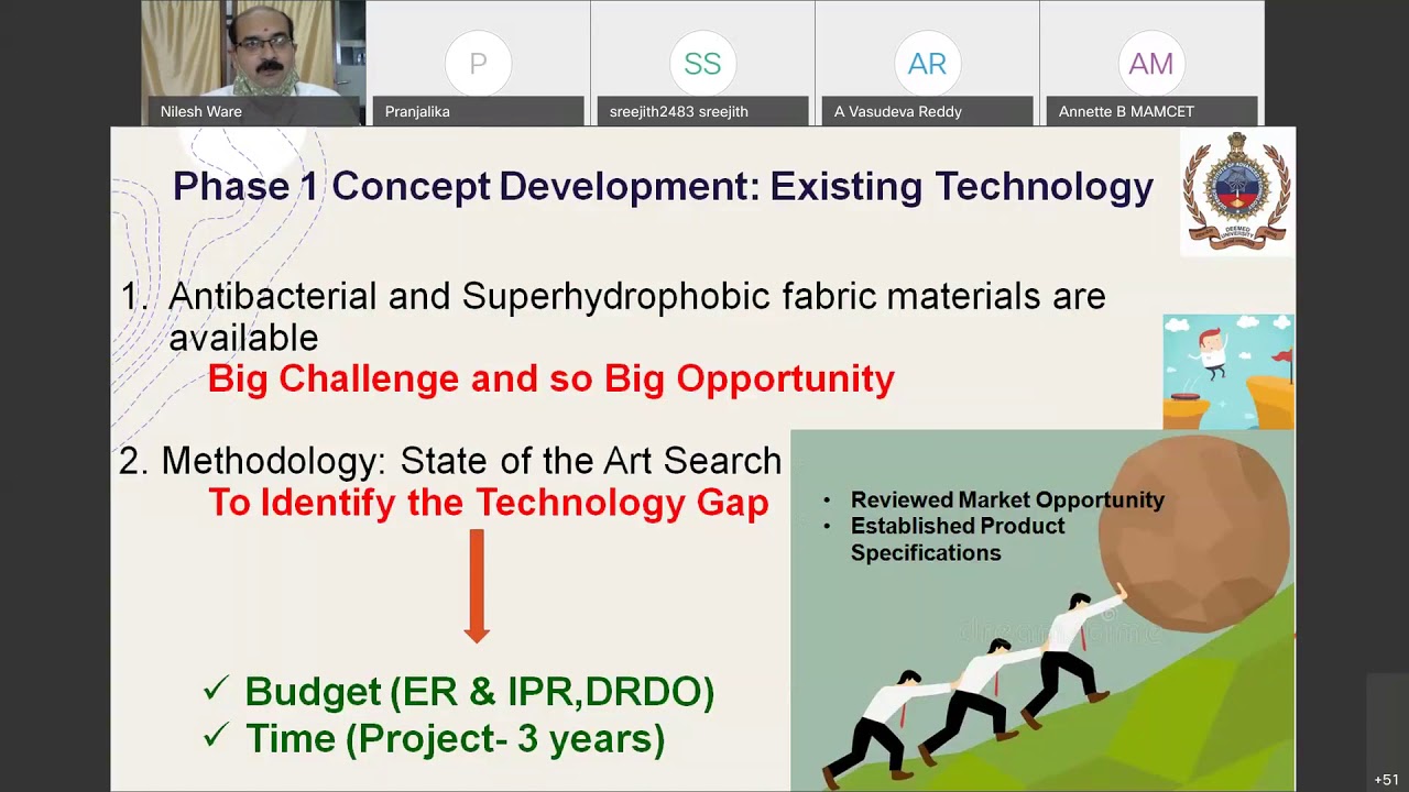 DIAT Pune: Session 13: Journey of Technology Transfer from Basic Research to Product Development