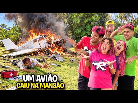 UM AVIÃO CAIU NO NOSSO QUINTAL *Descobrimos o mistério?