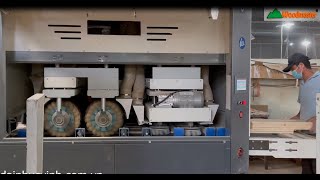 Video MÁY CHÀ NHÁM CHỔI 4 HÀNG TRỤC1300MM WM-1300-P2C2