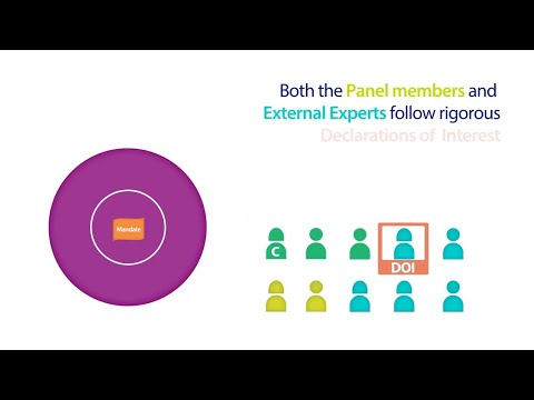 How does EFSA select experts for its scientific working groups?