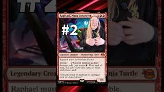 5 MYTHICS YOU NEED FROM MTG TMNT NINJA TURTLES #mtg #giveaway #girl #commander
