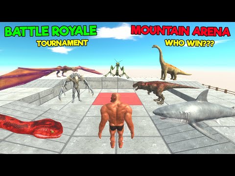 Battle Royale Tournament Strongest Unit on Mountain Arena - Animal Revolt Battle Simulator