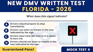 2026 FLORIDA DMV WRITTEN TEST | FL PERMIT EXAM PRACTICE | DMV HANDBOOK 2026