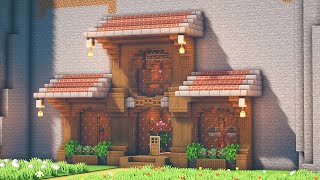 Minecraft : How to build a Cozy Survival Mountain House Tutorial 🪑 (#1)