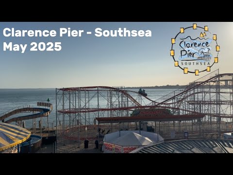 Clarence Pier Funfair - Southsea Portsmouth May 2025 #amusementpark #funfair #rollercoaster