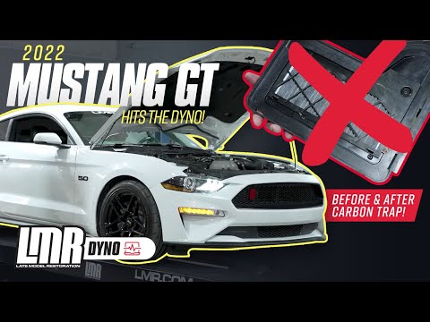 2022 Ford Mustang GT Gen 3 Coyote Dyno: With & Without Carbon Trap | Good Gains!