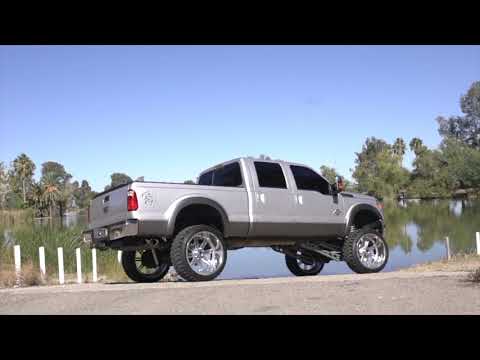 2015 F250 Powerstroke on 26x14 Fuel Forged wheels on a 8 inch lift in Tucson Arizona!